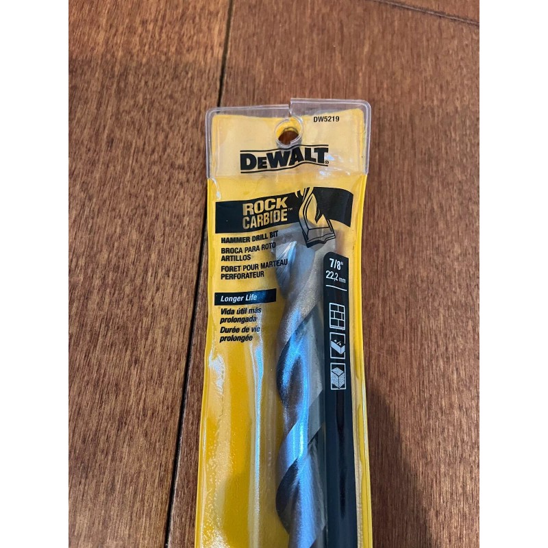 DeWalt Carbide Masonry Extra Long 7/8" x 12" Hammer Drill