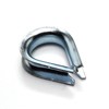 Merriway BH04224 (2 Pcs) Wire Rope Cable Thimble, Galvanised 12