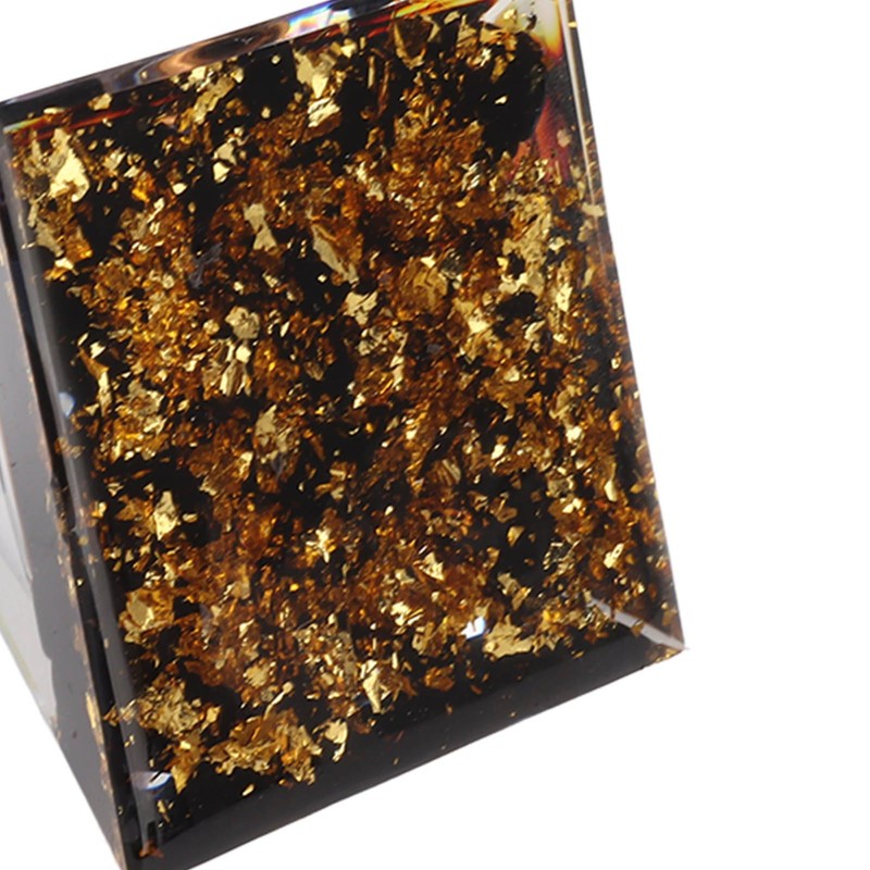 Leapiture 6cm Pyramid Decoration Crystal Pyramid Healing Pyramid Hand Made