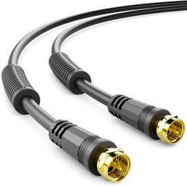 DeleyCON Class A satellite cable with ferrite core.