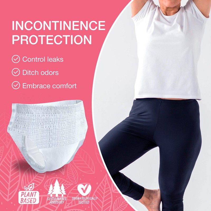 Veeda Natural Adult Incontinence Underwear for Women - Postpartum Underwear