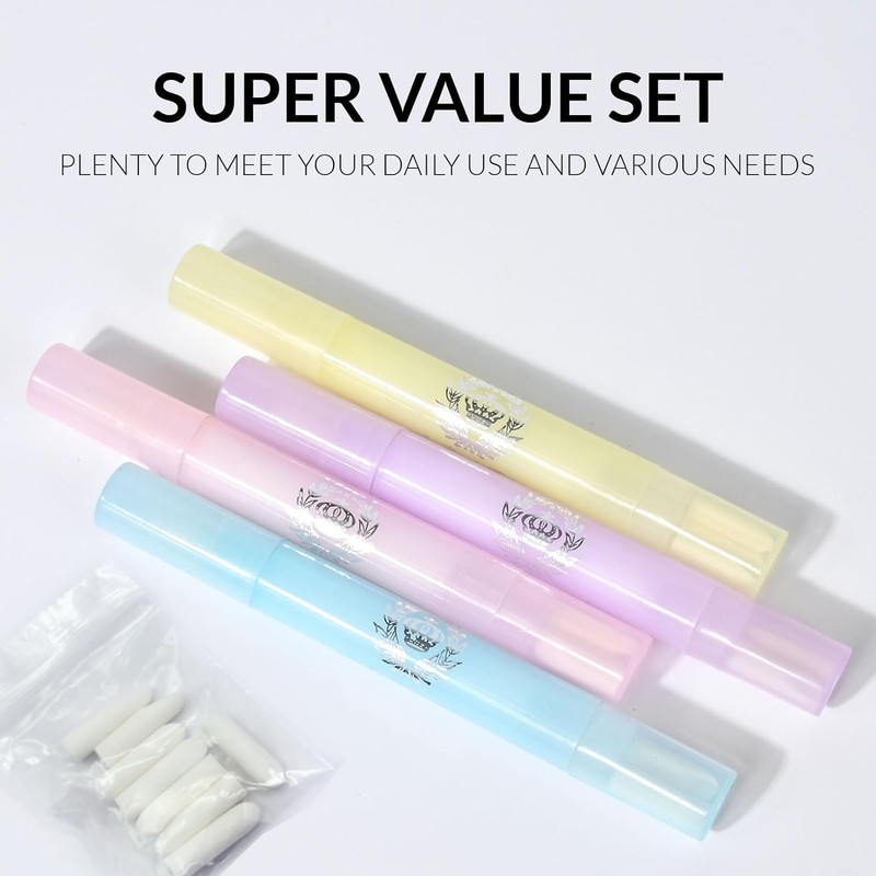 Nail Polish Corrector Pen, 4Pcs Nail Polish Remover Tool with