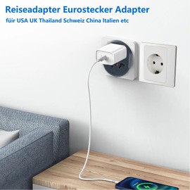 aus to eu adapter, universal adapter, US to EU adapter, UK to EU adapter for connecting foreign devices, adapter Italy, Switzerland, India, Germany plug, socket adapter, pack of 2