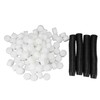 100 Set Hydroponic Grow Baskets Sponges Circular Planting Baskets Plant