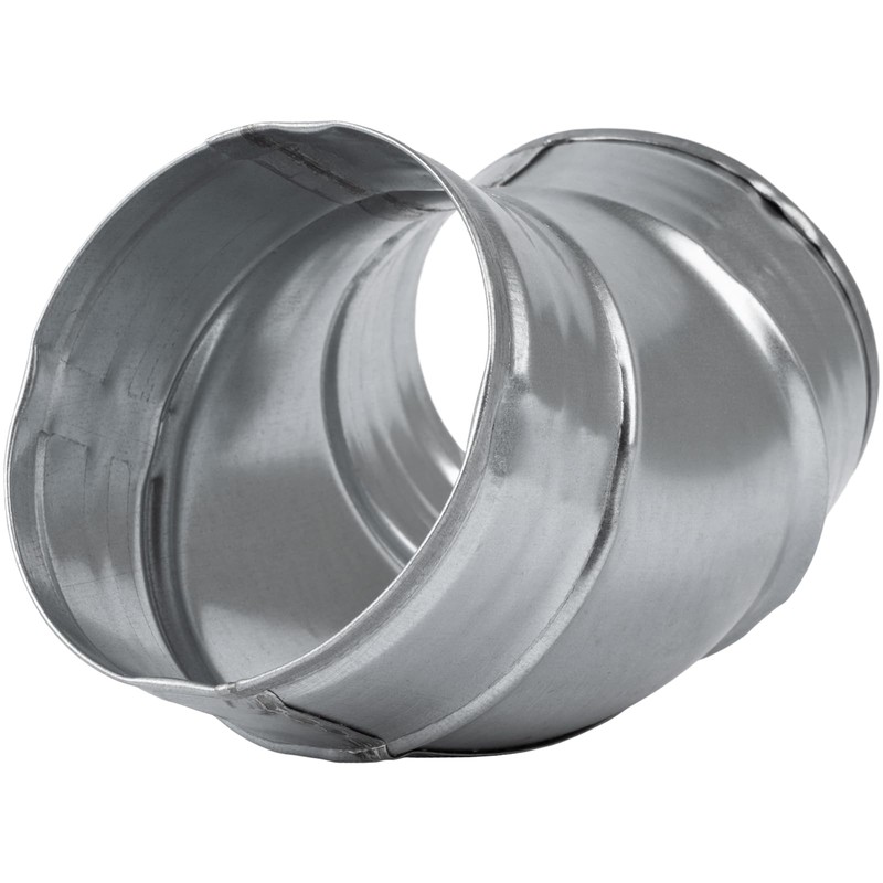 ECOPRO VENT 4" Inch 45˚ Degree Galvanized Steel Duct Elbow