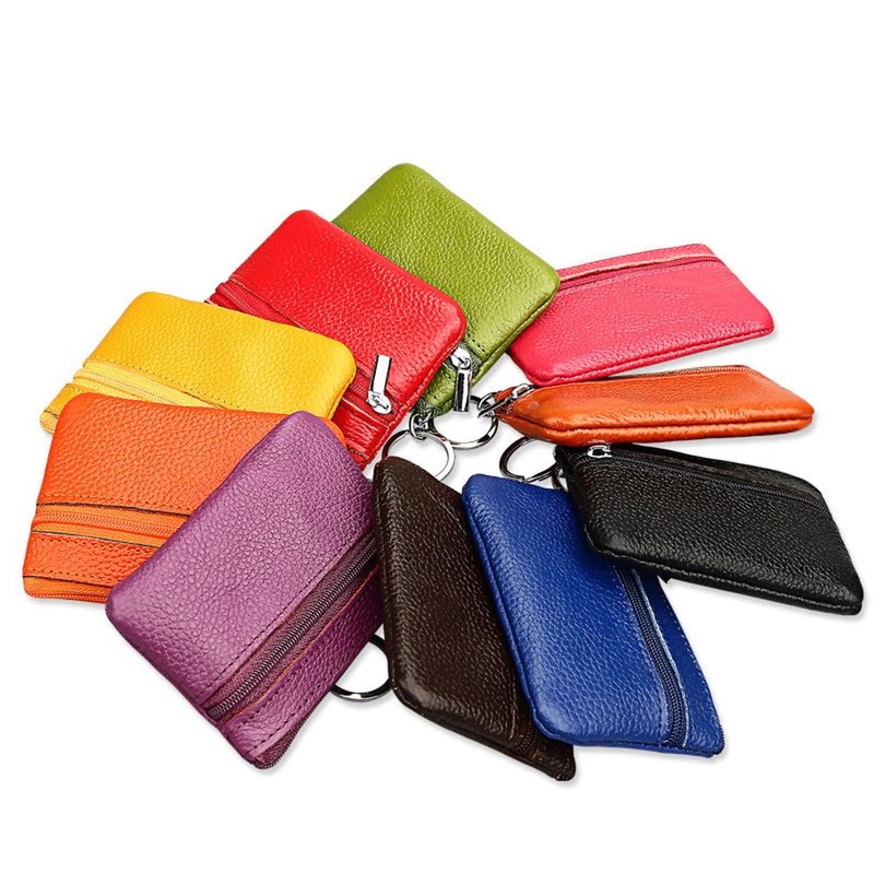 Beatus Grain Leather Coin Purse, Coin Purse, Leather, Genuine Leather,