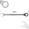 Seshin Buffalo 10mm Ratchet Spanner Steel Fixed Head Gear Wrench