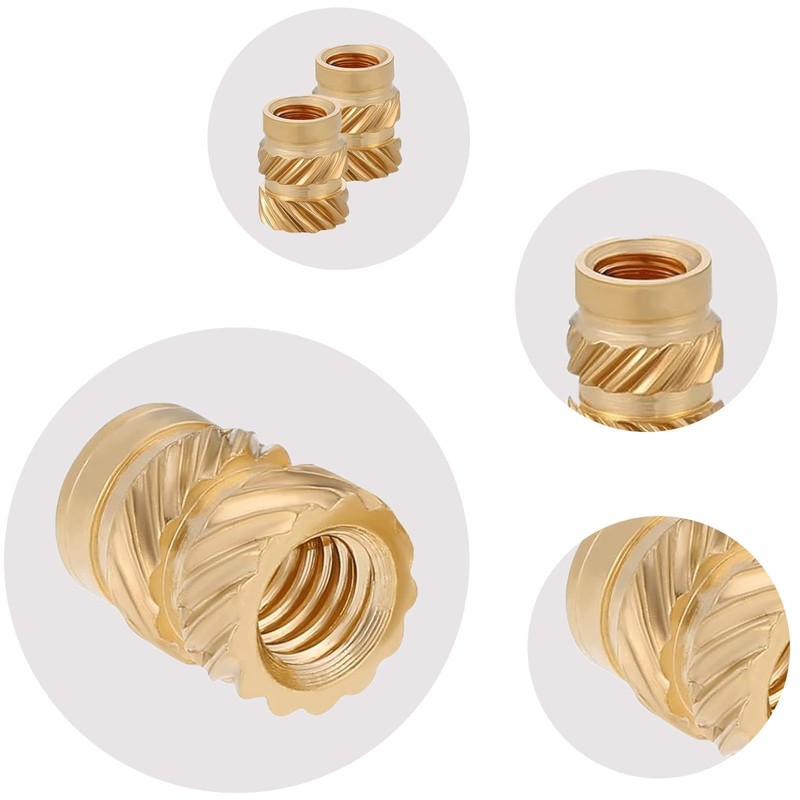 ANBOO Pack of 300 Threaded Inserts, Insert Nuts, M2 M2.5