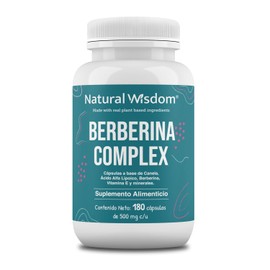 NW Berberina Complex con Vitamina E Canela Magnesio 180 Capsulas  Berberina 500 mg  Ingredientes Naturales  Gluten Free Soya Free Lacteos Free...     