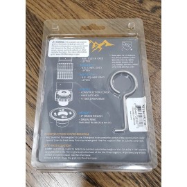 Mountain Plumbing NEW Mountain Plumbing MT607 CPB 4" Square Shower Grid Polished Chrome Drain Trim