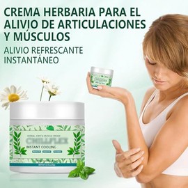 2PCS Crema de Alivio de Enfriamiento Instantáneo, Gel de Enfriamiento Calmante, Extracto Natural -Alivia el Apta para Todo Tipo de Piel los Pies y Las