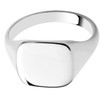 Sterling Silver Heavy Signet Ring size M N O P