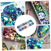 FOMIYES Create Your Own Nail Art of Chameleon Glitter Nail