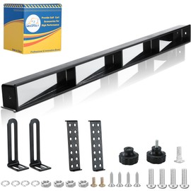 MIXOPOLY 4 Panel Golf Cart Rear View Mirror Wide Angle Universal for Yamaha EZGO Club Car, View Wink Mirror, Eliminate Blind Spots