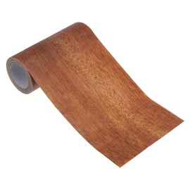 PATIKIL Wood Grain Repair Tape 4" x15ft, Self Adhesive Realistic Textured Repair Tape Patch for Floor Door Table Cabinets Desk,Mahogany