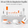 OCCULO Kit de Limpieza Portátil 24 en 1 | Cepillo