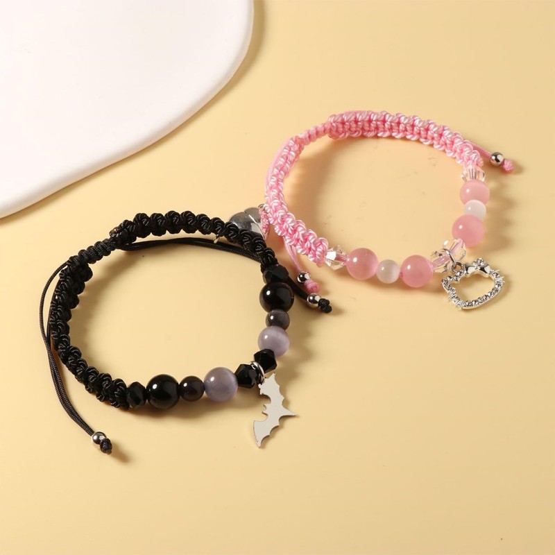 SIXDUTON Freundschaftsarmband Pärchen Armband, Magnetische Matching Partnerarmbänder Paar Armbänder, Geschenke