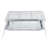 3Pcs/Set Stainless Steel Portable Folding Barbecue Grill BBQ Grilling Rack