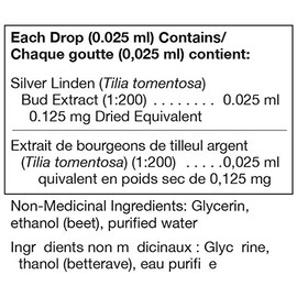 UNDA Gemmo Therapy - Tilia Tomentosa - Silver Linden Bud Extract - 125 ml Liquid