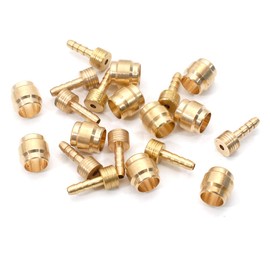 AEcreative 10 Set Brass Olive Connector Insert pin for Sram Level Guide Avid Trial Hydraulic disc Brake Hose Mountain Bike Road Bicycle