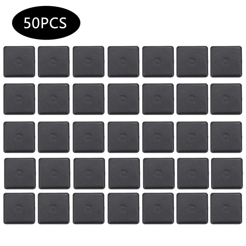 50pcs Aluminum Profile End Cap Covers for 2020/3030/4040 EU Standard