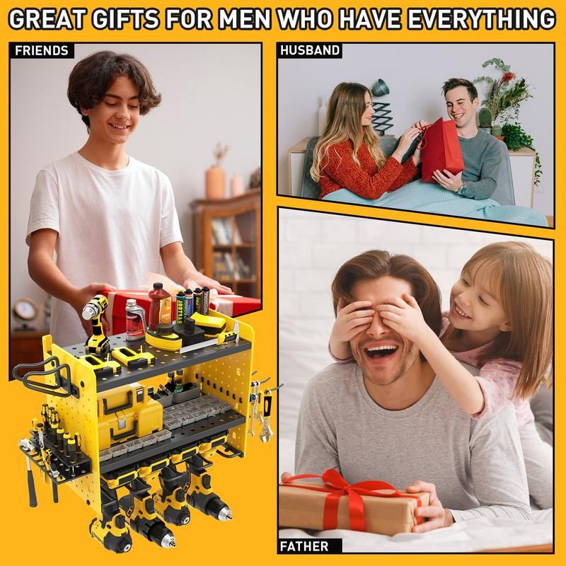 Leaf Blower and Weed Eater Rack - Adjustable Lawn Power