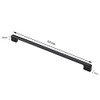 Zinc Alloy Matt Black Handle Cabinet Door Handles and Pulls