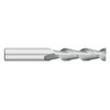 Titan TC63316 Solid Carbide End Mill for Aluminum, Long Length, 2 Flute, Square End, 45 degree Angle Helix, Zirconium Nitride Coated, 1/4" Cutting Diameter, 3" Overall Length, 1-1/4" Length of Cut