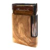BRIZARD & CO ETERNAL DOUBLE SOFT FLAME CIGAR LIGHTER ROSEWOOD