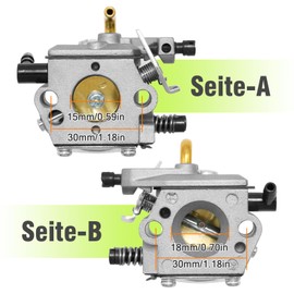 Hoypeyfiy 1121 120 0611 Carburetor Kit Replacement for Stihl 024 026 024 AV 024S MS240 MS260 Chainsaw with 1121 120 1617 Air Filter Fuel Oil Line