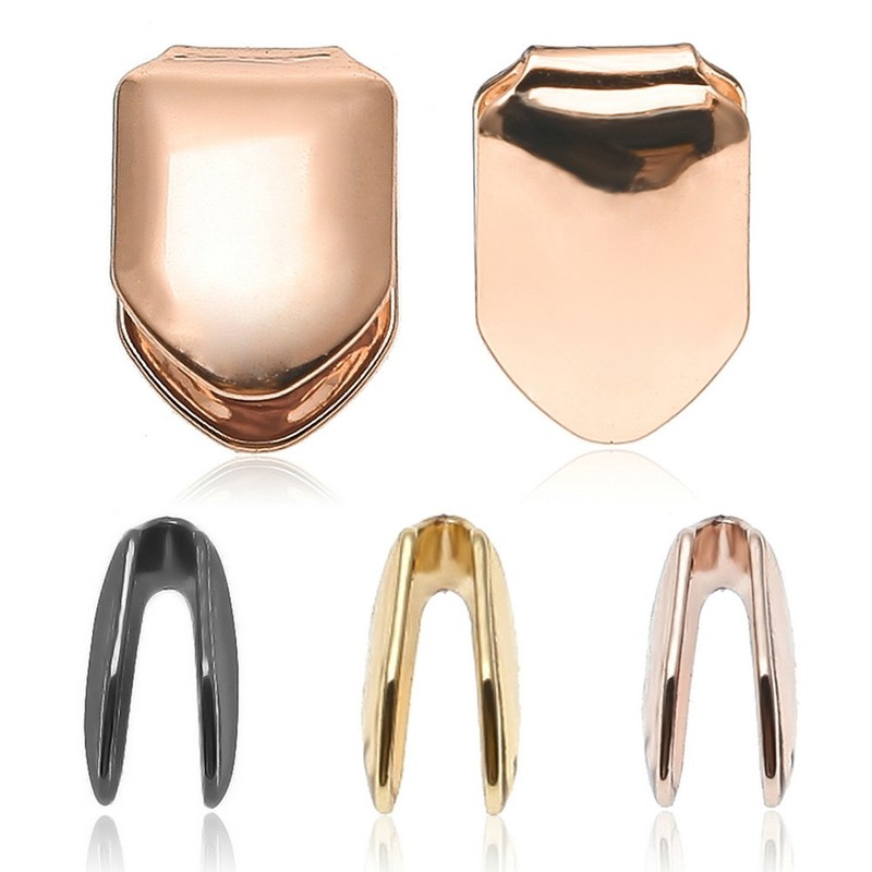 ROSENICE Tooth Cap Hiphop Tooth Unisex Trendy Solid Gold Plated