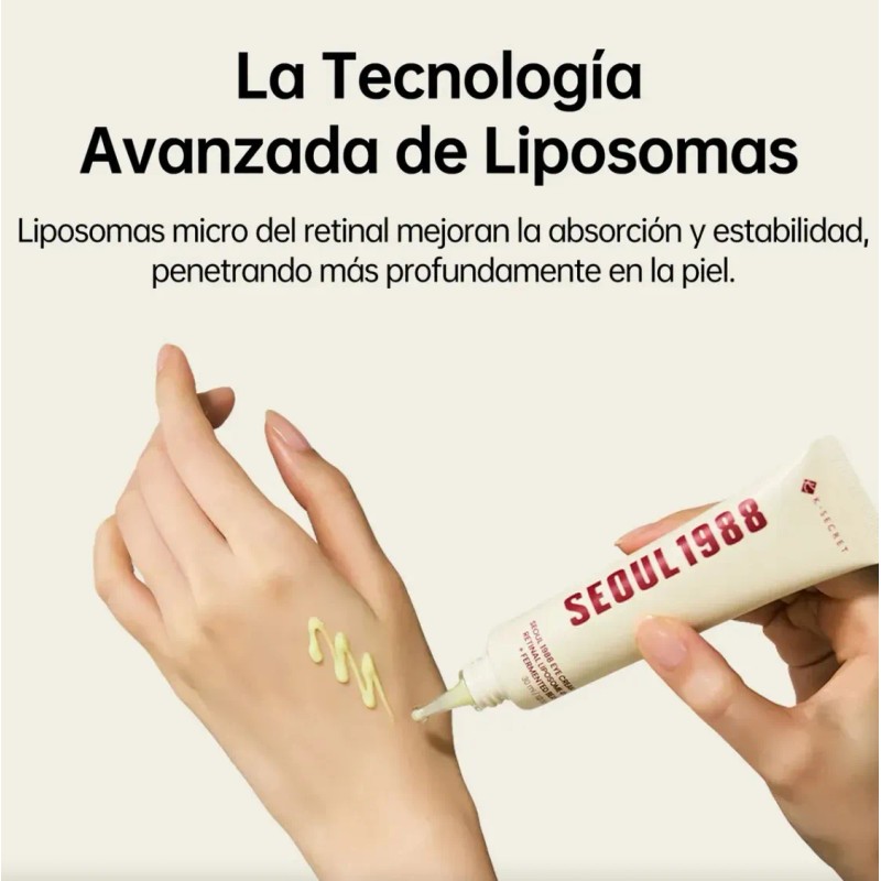 2pcs Ksecret Seúl 1988 Crema De Ojos Antiedad 4% Retinal30ml