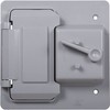 Bell PTC521GY 2-Gang Weatherproof Switch and Outdoor Outlet Cover, Gray