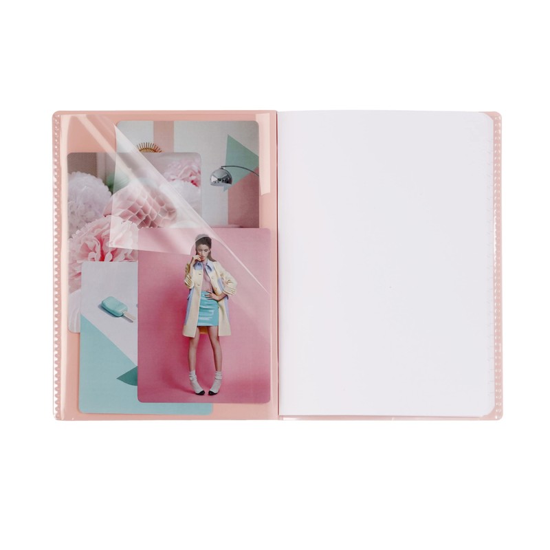 Clairefontaine Koverbook Blush 971779C Stapled Cover Polypropylene Two-Tone Opaque 21