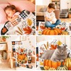 Fall Throw Blanket Soft Cozy Warm Plush Fluffy Fuzzy Fleece