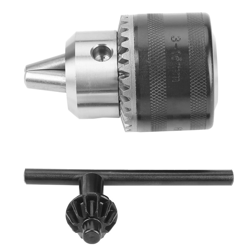 Drill Chuck Converter, 3-16mm Stable Key Drill Chuck Bore +