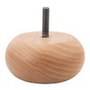 MOLLY MALOU 4 x M8 Natural Wooden Bun Feet with