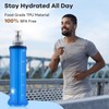 WEMEET 2Pack Soft Flask, 8.5oz Collapsible Soft Water Bottle, 250ml