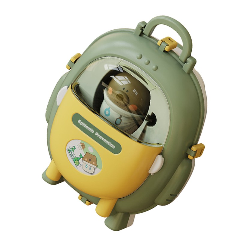 Stimulation Pretend Backpack Playset Multi Functional Portable Pretend Backpack Playing