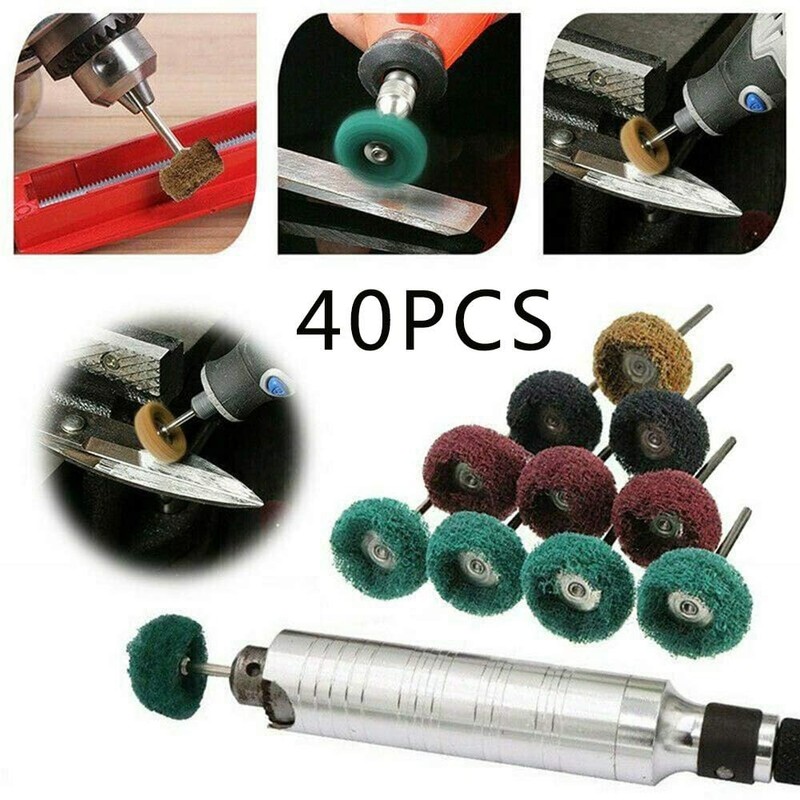 Rocaris 40 Pack 1 inch Abrasive Wheel Buffing Polishing Wheel