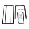 Sallurmose Art Storage Rack with Wheels,9-Section Art Drying Rack Metal