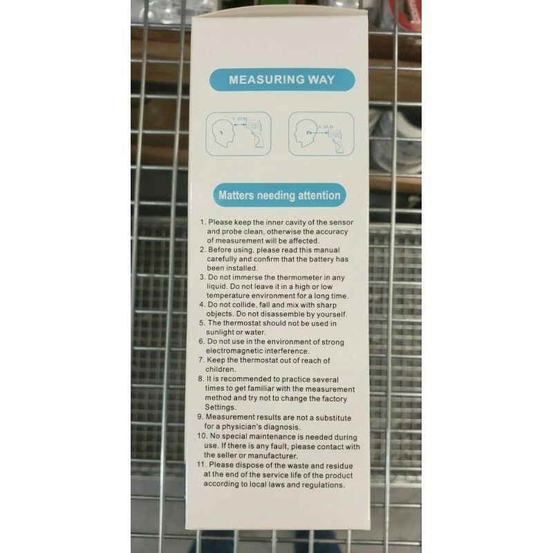 YHKY-2000 Thermometer Infrared Touch-Free Temperature Thermometer Digital LCD Non-Contact Infrared