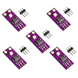 PAMEENCOS 5pcs MCU-GUVA-S12SD Solar UV Intensity Sensor, GUVA-S12SD UV Detect Sensor, Ultraviolet Light Sensor, S12SD Light Sensor, Wavelength Detection Range 240nm-370nm 130 Degrees Large Angle