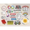 A4 Sticker Sheet Autism Vinyl Stickers - Celebrate Neurodiversity Autistic