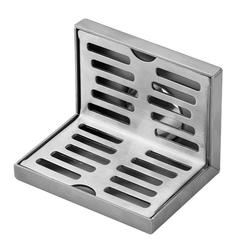 Side Drain 304 Stainless Steel Corrosion Resistance Thickened L Shape