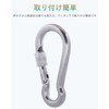 SEPWIK Carabiner 316 Stainless Steel Spring Hook Multifunctional Spring Snap
