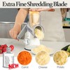 Cambom 5 in 1 Rotary Cheese Grater Hand Crank Cheese