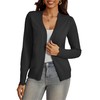 VOIANLIMO Womens Cardigan Lightweight Open Front Knit Long Sleeve Cardigans