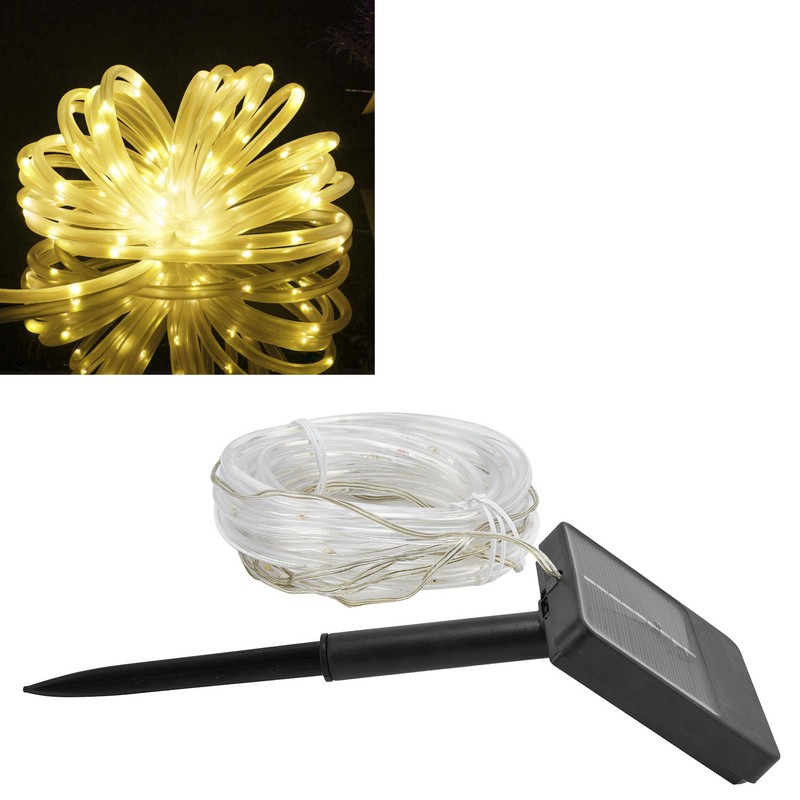 Solar String Light 7m 50LEDs Solar Tube Light Outdoor Waterproof