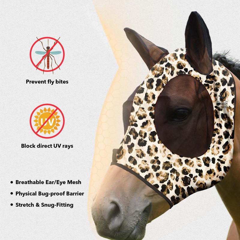 Harrison Howard Harrison Howard Super Comfort Stretchy Fly Mask Large